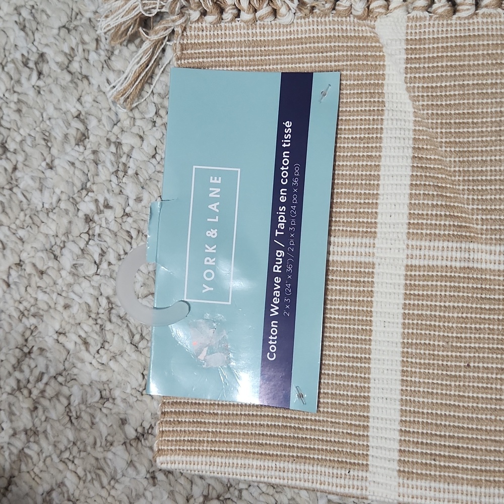 Cotton weave rug